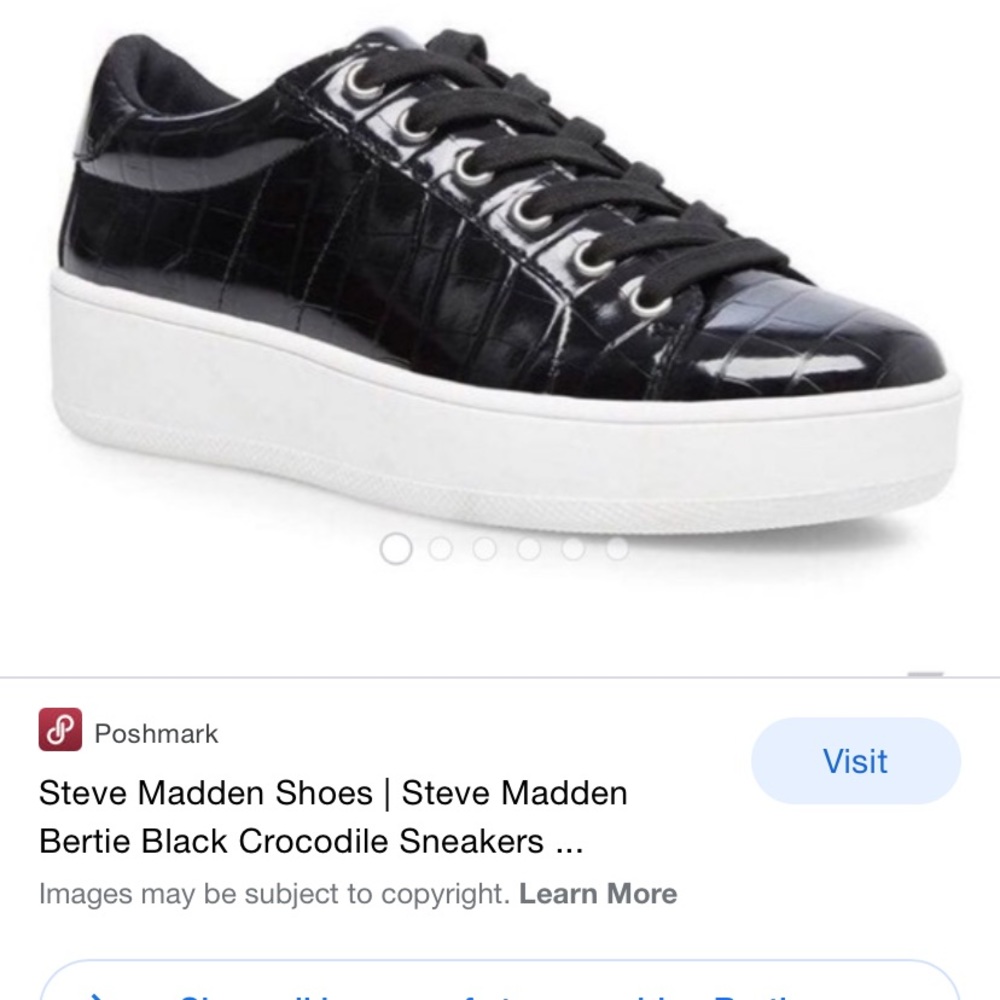 Steve Madden Bertie, Back Crocodile sneakers